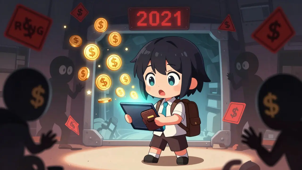 User discovers forgotten RING tokens while scam figures lurk in shadows