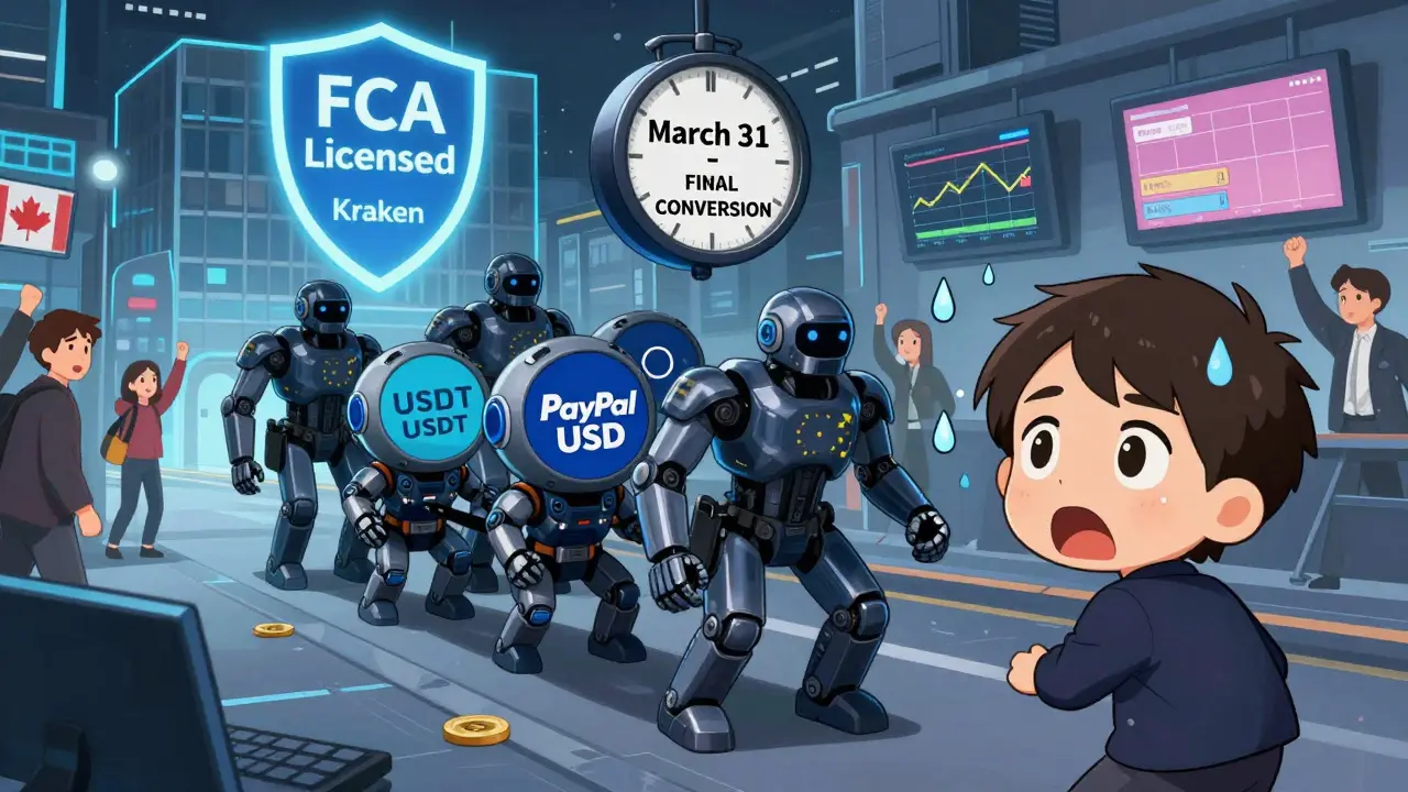 European users losing access to stablecoins as MiCA enforcers remove them from the platform.