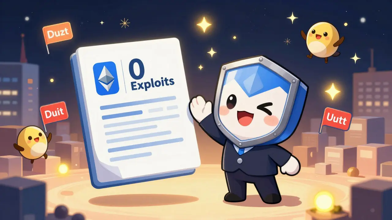 Celebrating a successful audit with real-time monitoring alerts glowing around.