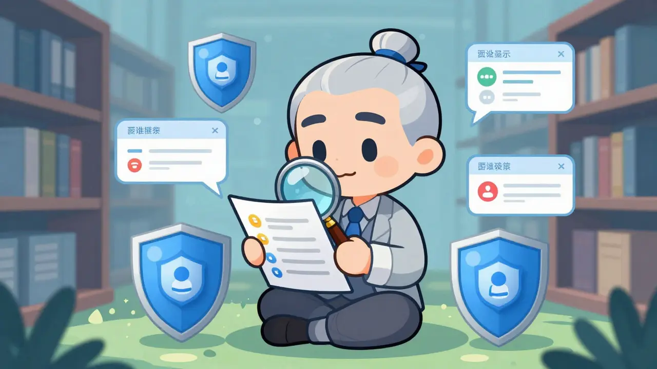 Chibi character safely verifying crypto info with tools