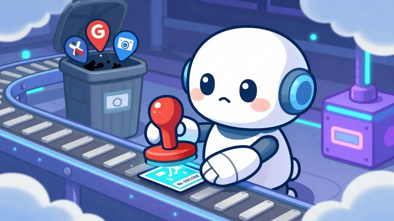 Cute robot re-encoding video files and discarding GPS data