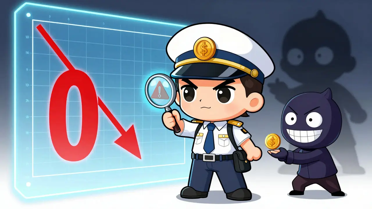 Chibi detective reveals zero token supply exposing crypto scammer