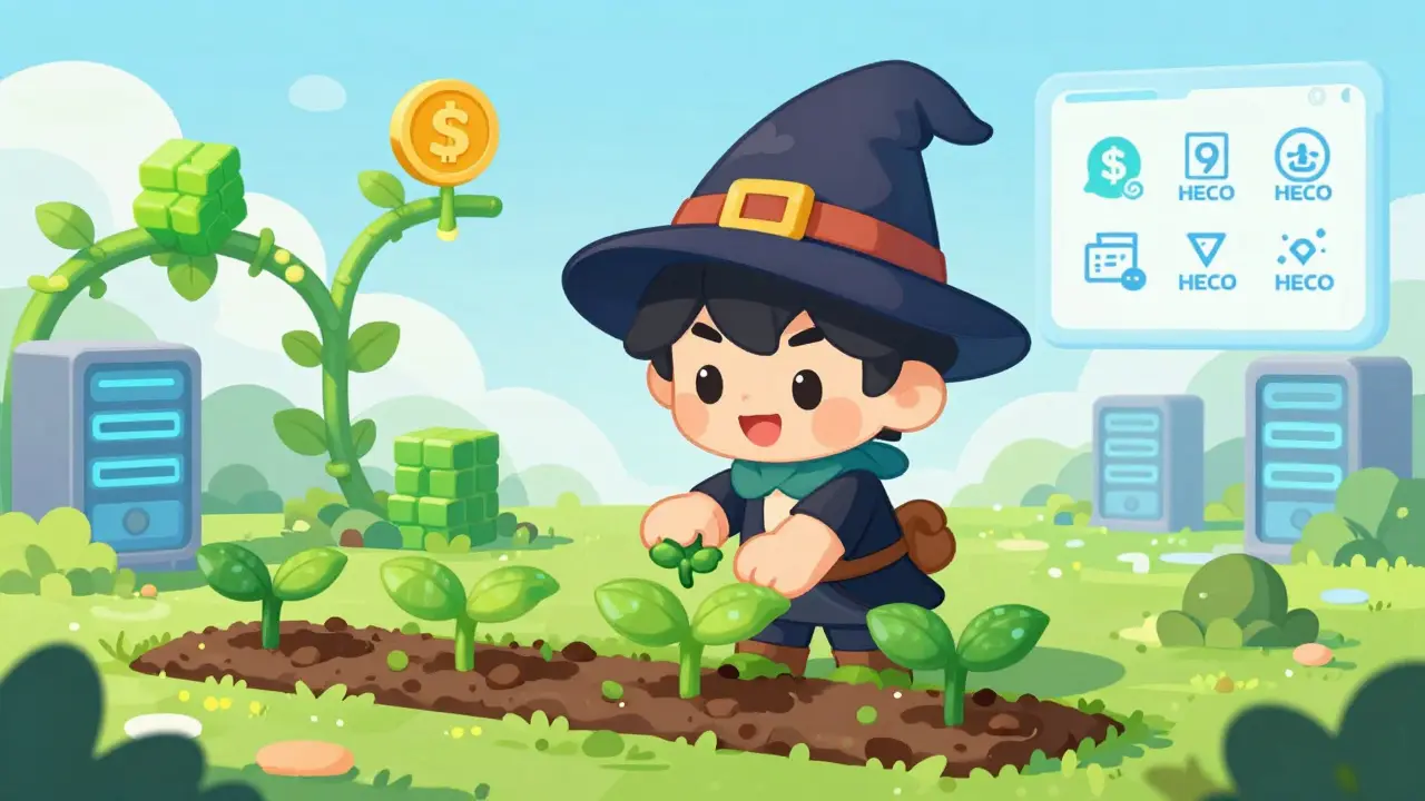 Chibi character farming tokens safely online