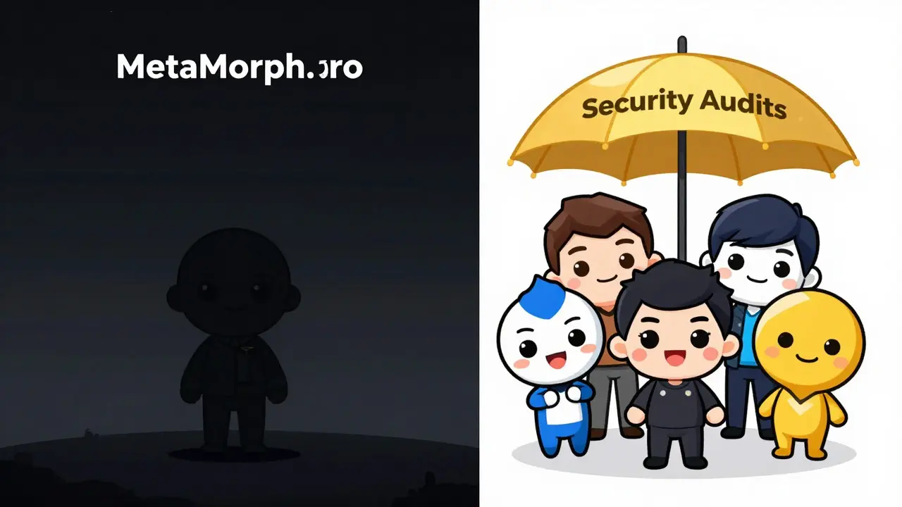 Chibi comparison of obscure exchange vs secure mainstream platforms