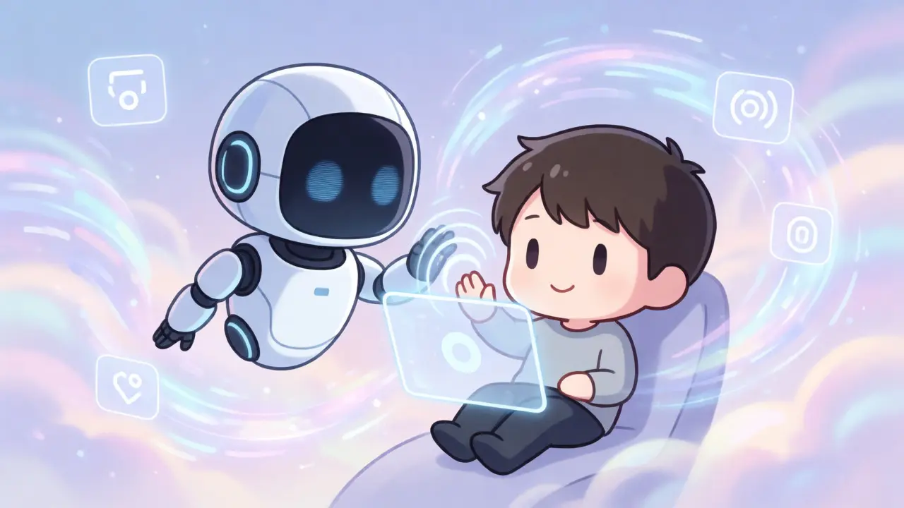 Chibi user interacting seamlessly with AI for passwordless auth