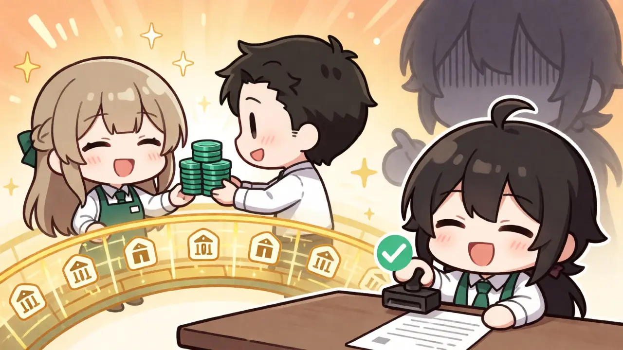 Chibi business owner using stablecoins compliantly while avoiding tax penalties.